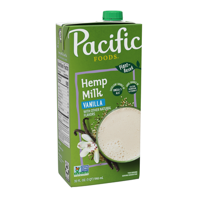 Pacific Foods Hemp Vanilla Beverage 32 oz