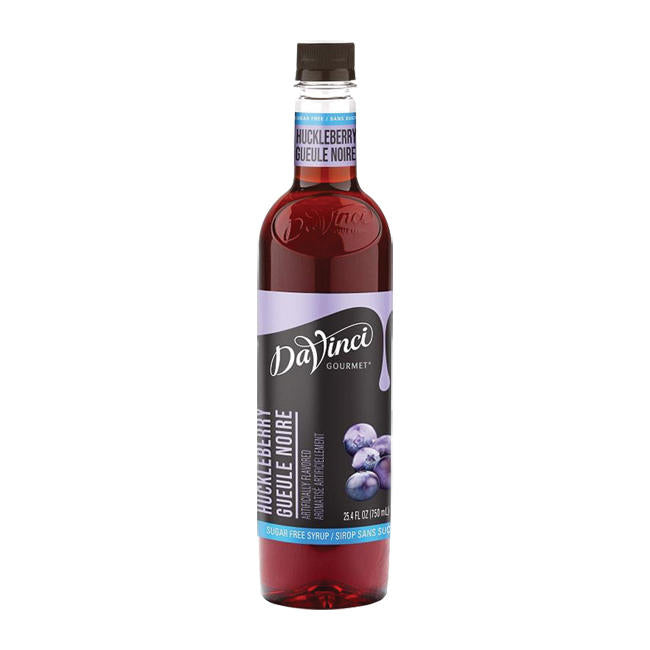 DaVinci Gourmet Huckleberry Sugar Free Syrup PET 750 ml