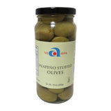 Big Alpha Olive Jalapeno Stuffed 70-90 ct per kg 10 oz