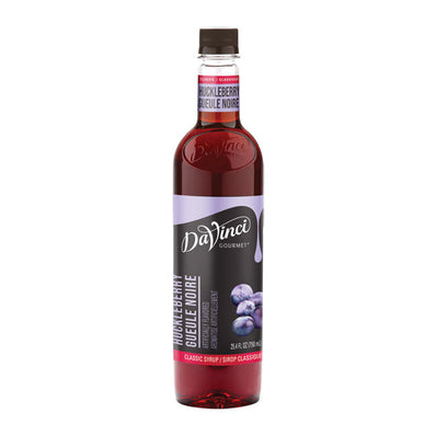 DaVinci Gourmet Classic Huckleberry Syrup PET 750 ml