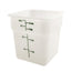 CamSquare Container White 4 qt each