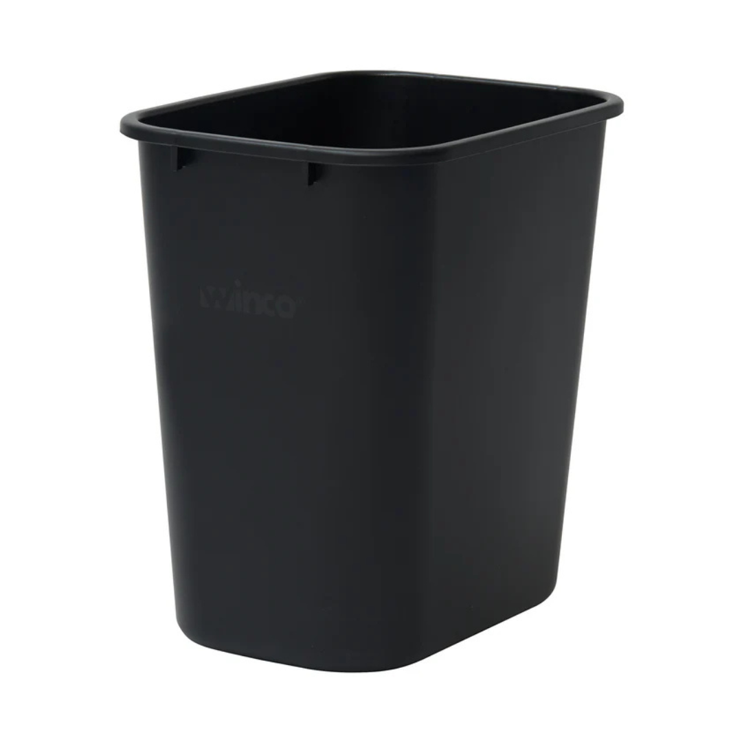 Waste Basket Black 28qt each