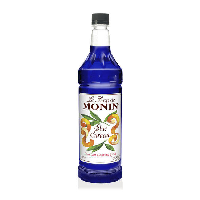 Monin Blue Curacao Syrup PET 1 ltr