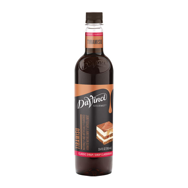 DaVinci Gourmet Classic Tiramisu Syrup PET 750 ml