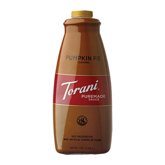 Torani Pumpkin Pie Puremade Sauce 64 oz