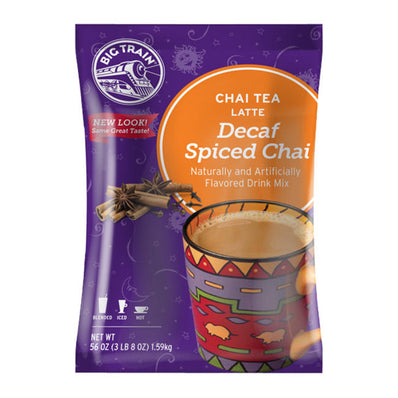Big Train Decaf Spiced Chai Tea Latte Mix 3.5 lb