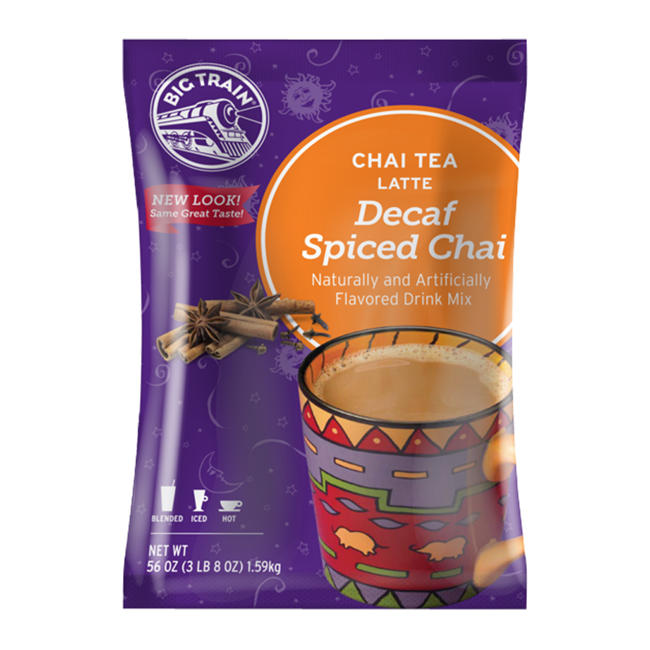 Big Train Decaf Spiced Chai Tea Latte Mix 3.5 lb