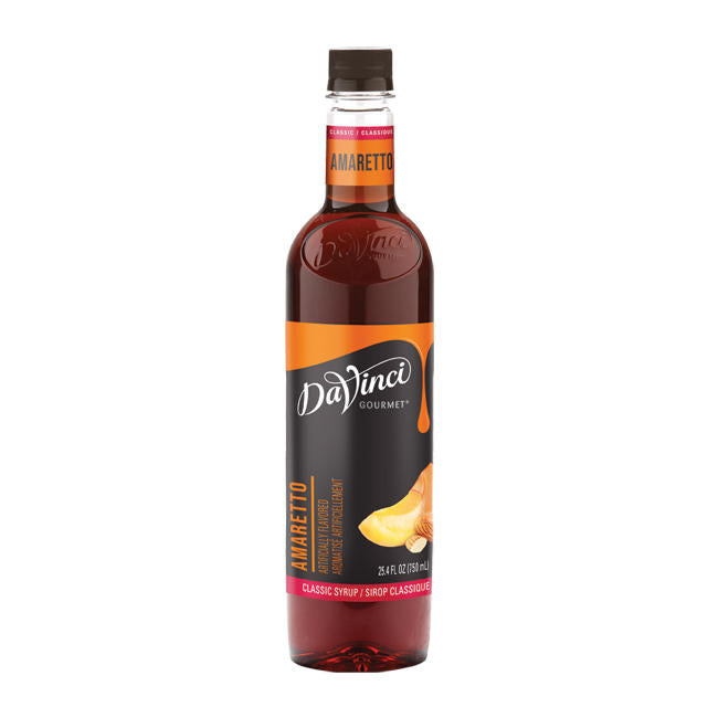DaVinci Gourmet Classic Amaretto Syrup PET 750 ml