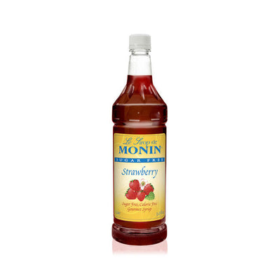 Monin Strawberry Sugar Free Syrup PET 1 ltr