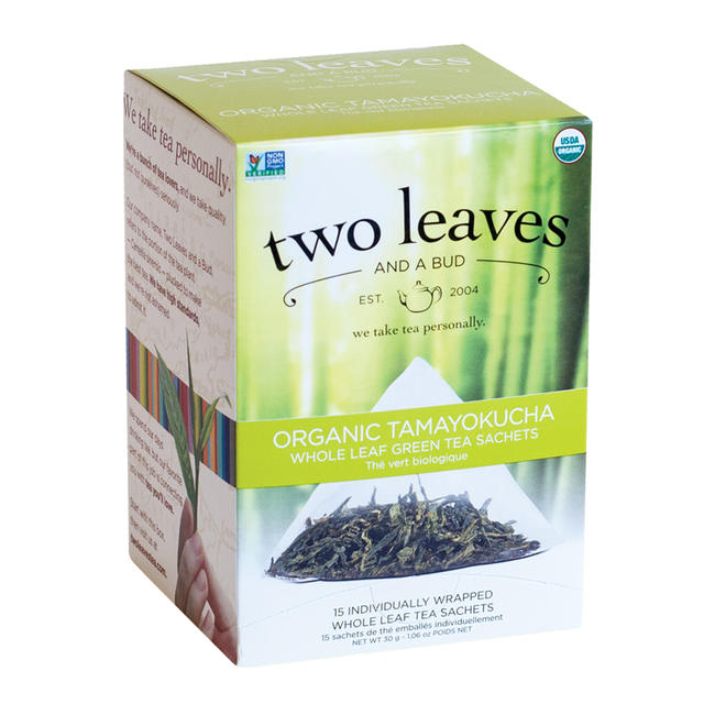 Two Leaves and a Bud Tea Organic Tamayokucha 15 ct