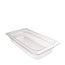 Camwear Food Pan Third Size Clear 2 1/2