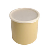 Crock with Lid Beige 2.7 qt each