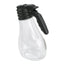 Option Salad Dressing Dispenser Clear and Black 48 oz each
