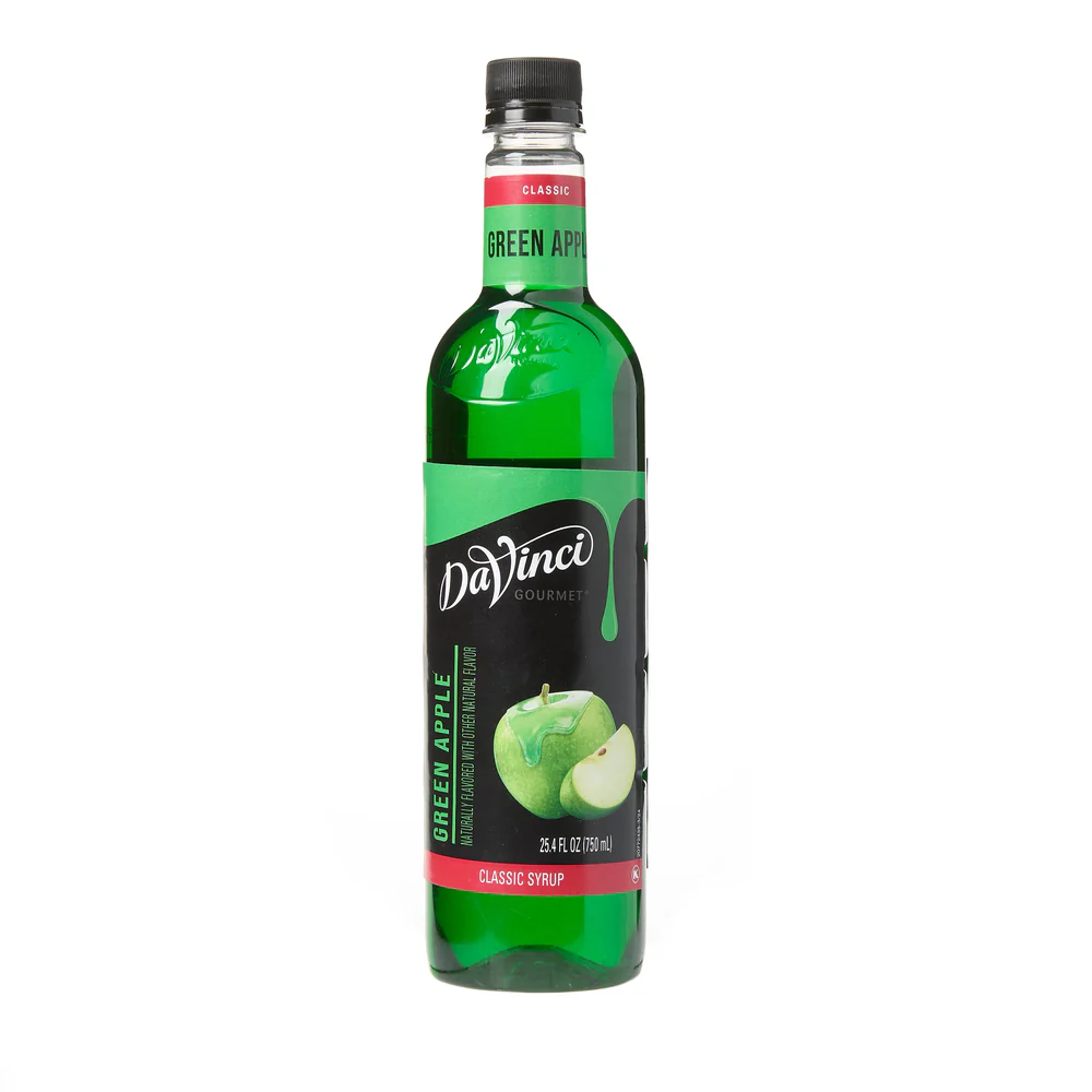 DaVinci Gourmet Classic Green Apple Syrup PET 750 ml