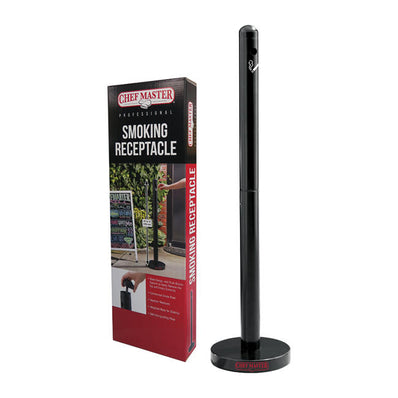 Chef Master Smoking Receptacle Black 41" each