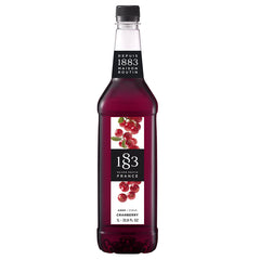 1883 Cranberry Syrup PET 1 ltr
