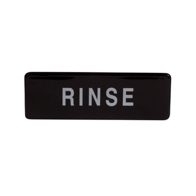 "Rinse" Signage each