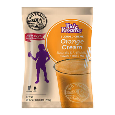 Big Train Kidz Kreamz Orange Cream Blended Creme Mix 3.5 lb