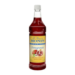 Monin Pomegranate Syrup Sugar Free PET 1 ltr