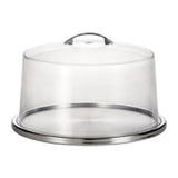Cake Plate and Cover Set Clear each