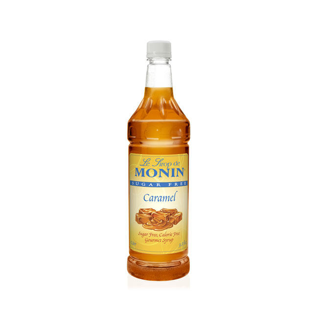 Monin Caramel Sugar Free Syrup PET 1 ltr