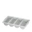 Cutlery Bin 4 Compartment Gray each