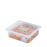 Food Pan Cover Half-Size with Handle Translucent each
