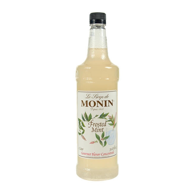 Monin Frosted Mint Syrup PET 1 ltr