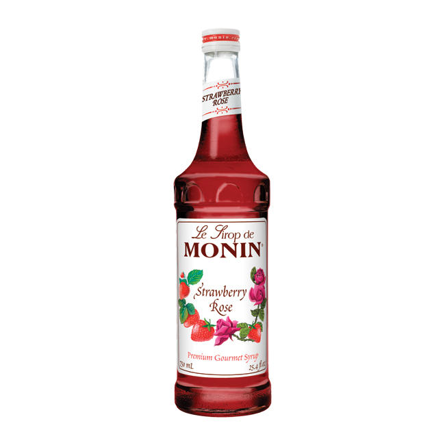 Monin Strawberry Rose Syrup 750 ml