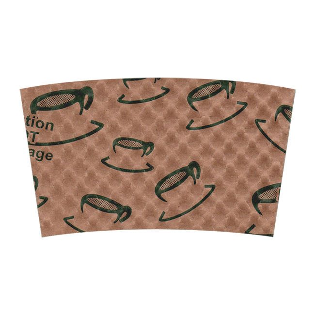 Java Jacket Natural Kraft Scatter Coffee Cup Print 8 oz 1300 ct