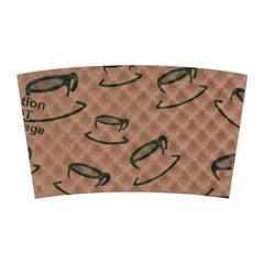 Java Jacket Natural Kraft Scatter Coffee Cup Print 8 oz 1300 ct