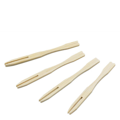 Bamboo Fork Pick 3 1/2" pk 100 ct