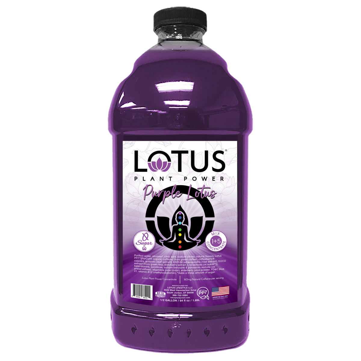 Lotus Zero Sugar Purple Plant Power Concentrate 64 oz