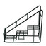 Torani 3-Bottle Syrup Rack each