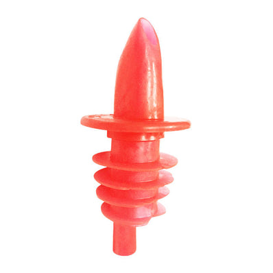Plastic Pourer Fluorescent Red pk 1 dz