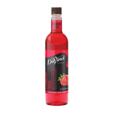 DaVinci Gourmet Classic Strawberry Syrup PET 750 ml