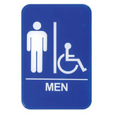 Men/Accessible Sign - Blue each