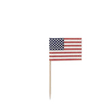 American Flag Pick 2 3/4" pk 144 ct