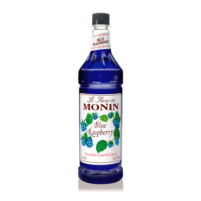 Monin Blue Raspberry Syrup PET 1 ltr