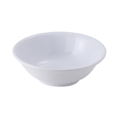 Mel Rimless Bowl Wh 22oz pk 1 dz