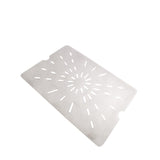 Food Pan Drain Shelf Half-Size Translucent each