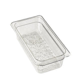 Food Pan Drain Shelf Third Size Clear each