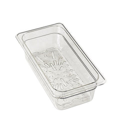 Food Pan Drain Shelf Third Size Clear each