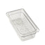 Food Pan Drain Shelf Third Size Clear each