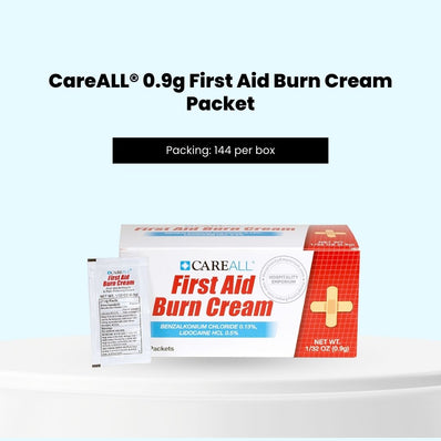CareALL® 0.9g First Aid Burn Cream Packet
