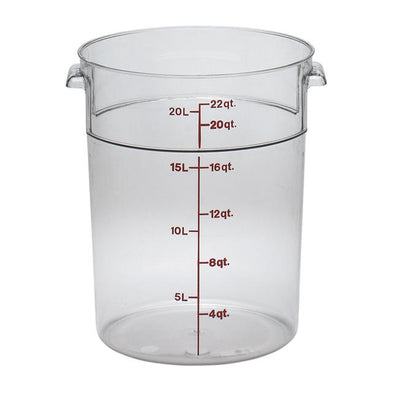 Camwear Rounds Clear 22 qt each