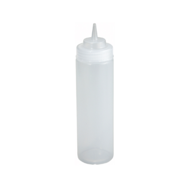 Squeeze Bottle 24oz Clear pk 6 ct