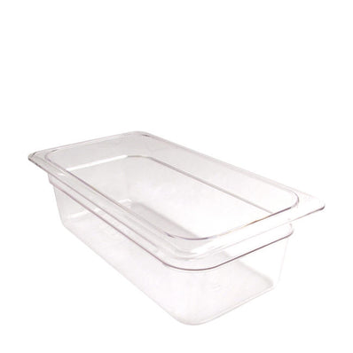 Camwear Food Pan Third Size Clear 4" each