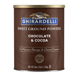 Ghirardelli Sweet Ground Chocolate & Cocoa Powder Can 3 lb