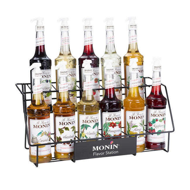 Monin 11-Bottle Syrup Rack each
